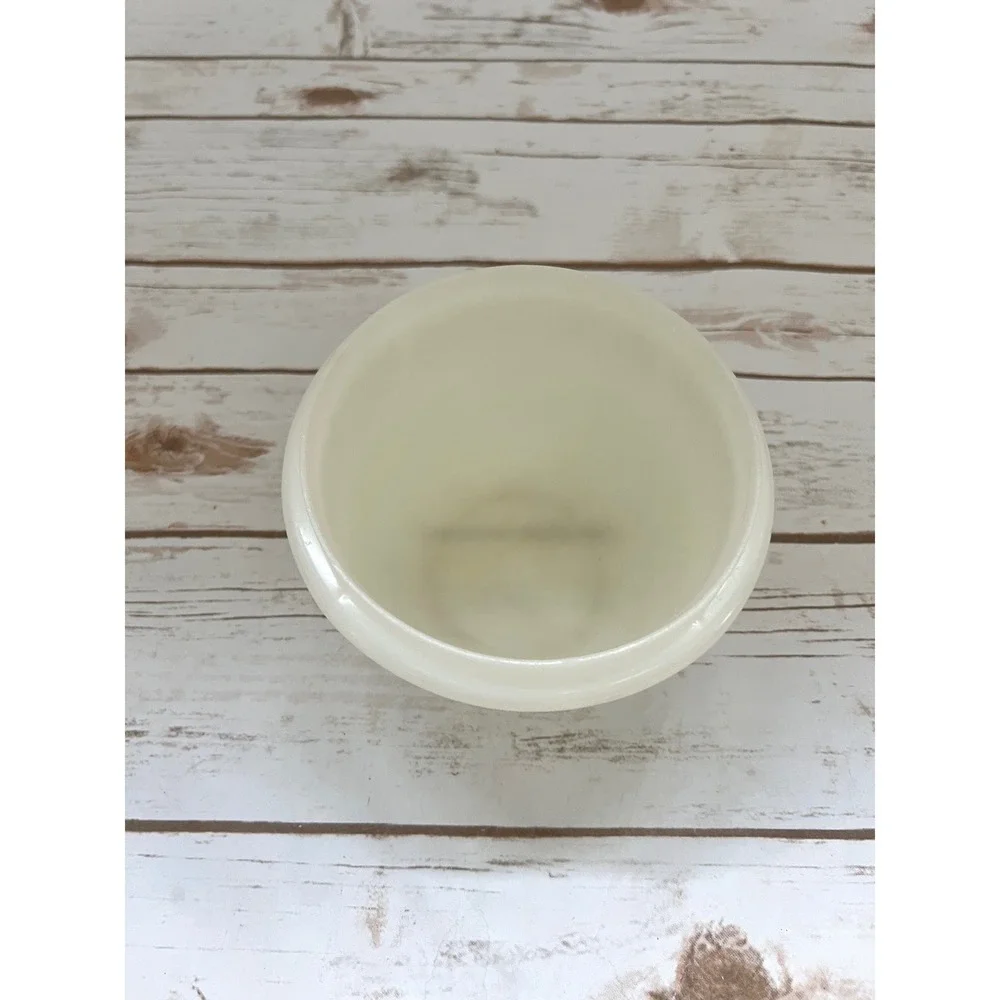 Tupperware Mixing Bowl White Vintage Plastic Round NO LID Small 5 inch